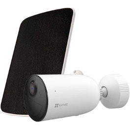 Відеокамера EZVIZ 2K Akku (Cb3 Kit) – Бездротова вулична камера з нічною зйомкою, розпізнаванням людей/авто, сиреною, прожектором та двостороннім аудіо
