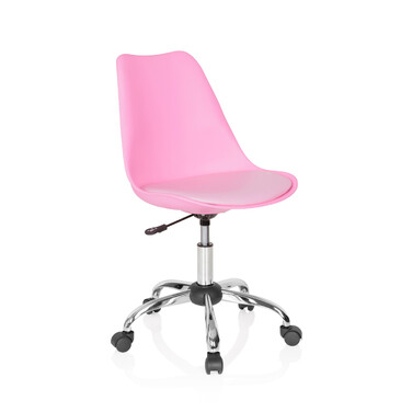 Офісне крісло FANCY PRO, рожеве, hjh OFFICE