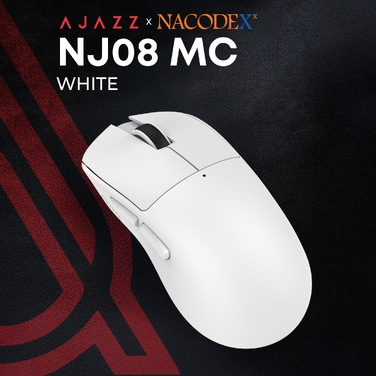 Бездротова миша Ajazz x Nacodex NJ08 MC White (NJ08-MC-W)