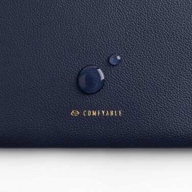 Захисний чохол-папка Comfyable Slim з екошкіри для MacBook Air та MacBook Pro 13/13.3/14 дюймів (M1, M2, M3, M4, M5 2021-2026), синій