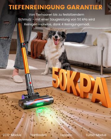 Акумуляторний пилосос AlloyMove A05: 50000Pa, 550W, 80 хвилин, LED дисплей, антизаплутувальна щітка, 7-ступенева фільтрація, для тварин, твердих поверхонь та килимів