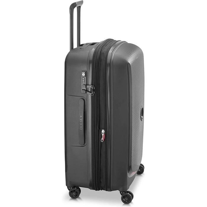 Валіза DELSEY PARIS Belmont Plus розширювана, чорна, розмір M