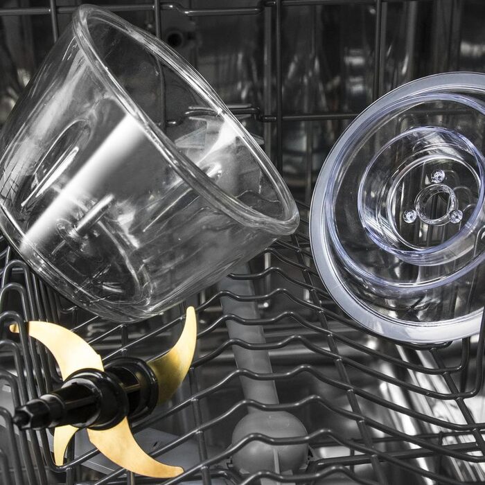 Електричний подрібнювач Cecotec TitanGlass 1000, 1л, 500Вт, 4 титанових ножів, 2 швидкості, з лопаткою