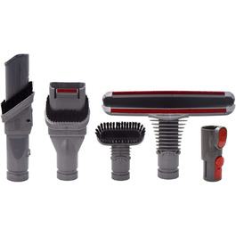 Набір аксесуарів 5-в-1 для пилососа Dyson V8 V7 V10 V6 DC19 DC29 DC34 DC33 DC35 DC62 — насадки, щітки, адаптер, змінні деталі