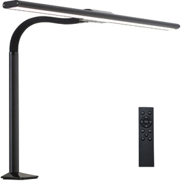 Лампа світлодіодна Mealux DL-1020 Black з пультом (DL-1020 + remote Black)