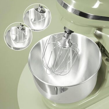 Міксер Cecotec Cecomixer Merengue 5L 1200W: 6 швидкостей, сталева чаша 5л, зелений, 5 функцій
