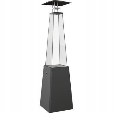 Газовий обігрівач-парасолька для саду KRATKI Umbrella BS, чорний, 12 кВт