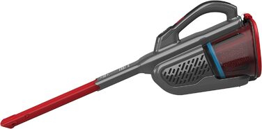 Акумуляторний ручний пилосос BLACK+DECKER 12V, безмішковий, циклонний, з довгою та висувною щілинною насадкою, зарядна станція