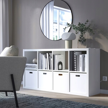 Стелаж Ikea Kallax 77x147x39 см, білий