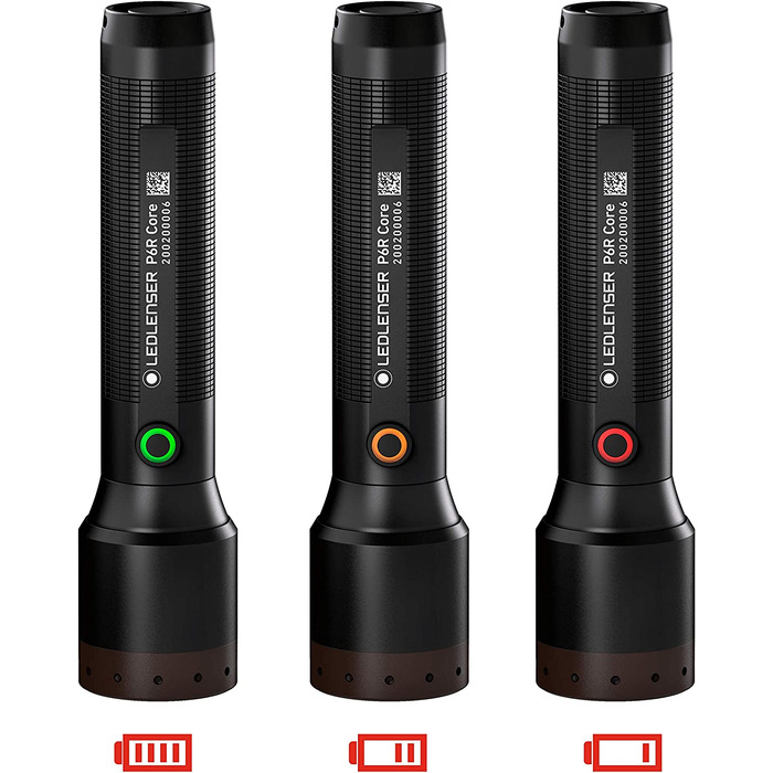 Ліхтарик Ledlenser P6R Core, 900 люмен, акумуляторний, LED, IP68, фокусування, 240 м, USB-зарядка