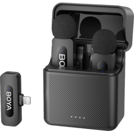 Бездротовий петличний мікрофон BOYA BY-V30 Type-C Black