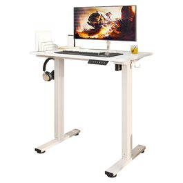 Регульований по висоті письмовий стіл MiniDesk (73–118 см), білий