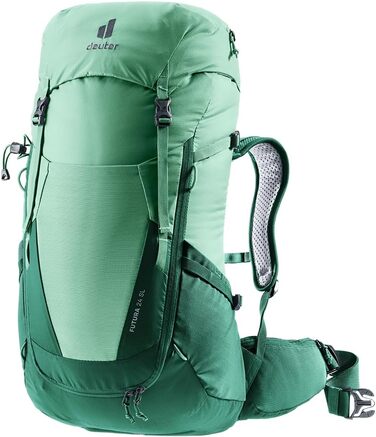 Жіночий туристичний рюкзак Deuter Futura 24 SL, 24 л, бірюзово-зелений
