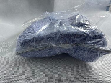Ортопедична подушка між колін для сну на боці з ефектом пам'яті (Memory Foam) та фіксацією — для підтримки спини, стегон та при ішіасі