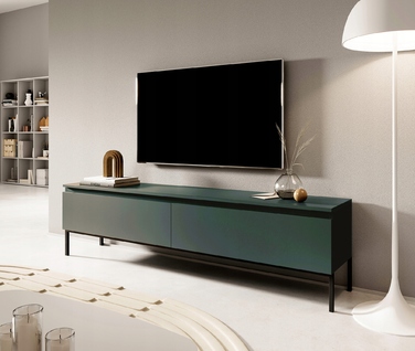 ТВ-тумба Bemmi 150 см, темно-зелена — Selsey Design