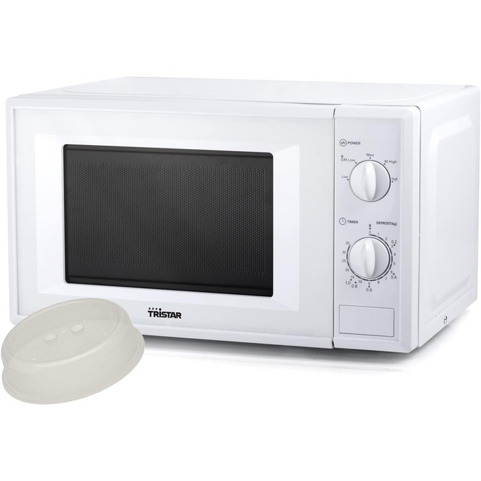 Мікрохвильова піч 20 л, аналогова, 700 Вт, 5 режимів, з кришкою