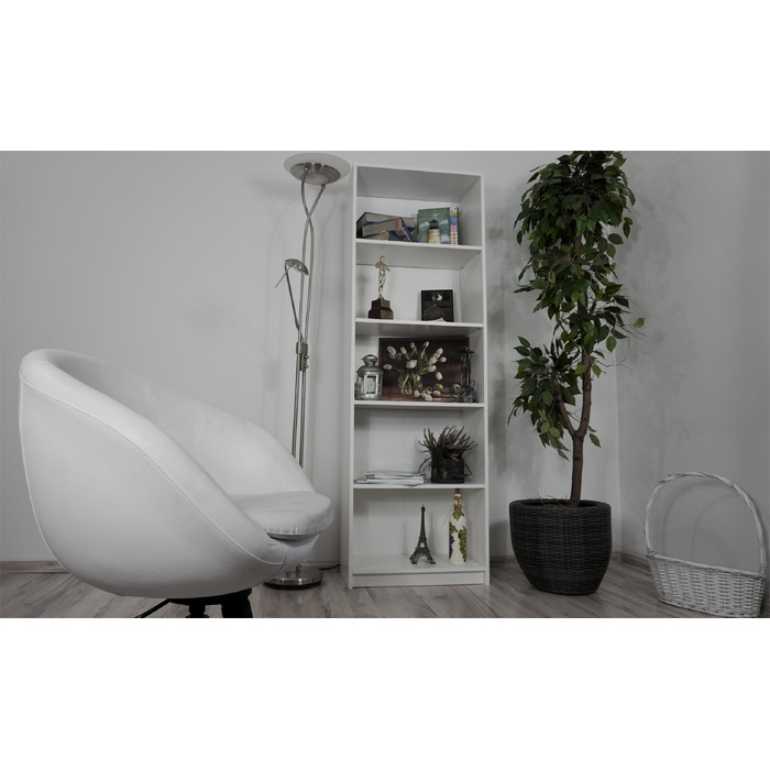 Стелаж SaraMeble 60 x 30 x 182 см, білий