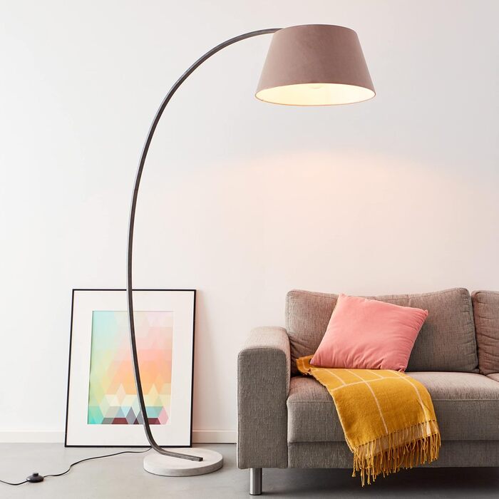 Світильник стельовий Lightbox з тканинним абажуром, 50 см, металік/текстиль, тауп
