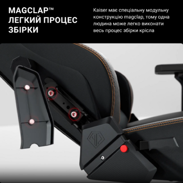 Крісло ігрове Anda Seat Kaiser 3 Grey Fabric Size L