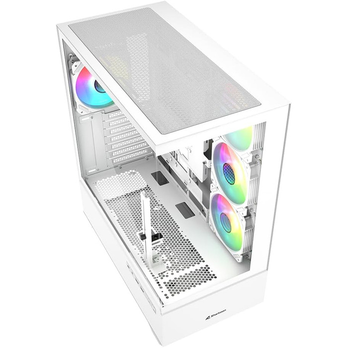 Комп'ютерний корпус Sharkoon AK6 RGB ATX білий