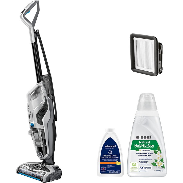 Bissell CrossWave C3 Pro: Миючий пилосос 2-в-1 для твердих підлог з кабелем