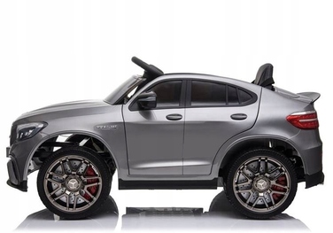 Дитячий електромобіль Mercedes-Benz GLC 63S LIFT, сріблястий лак, 4x4
