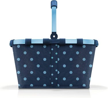 Кошик для покупок reisenthel Carrybag Mixed Dots Blue, 22 л, міцний поліестер, синій з крапками