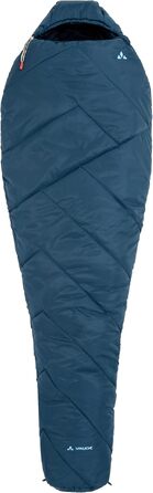 Трисезонний спальний мішок VAUDE Sioux 800 II (синій) для кемпінгу та туризму, синтетичний, температурний режим 2°C – 8°C, 220x80 см, блискавка справа