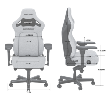 Крісло ігрове Anda Seat Kaiser 4 Violet Size L