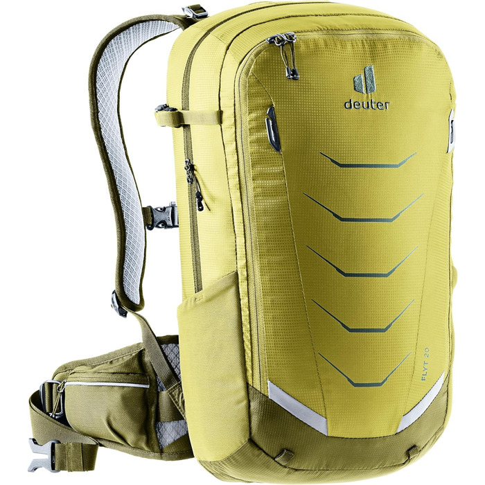 Велосипедний рюкзак Deuter Flyt 20 з протектором, зелений, 20 л
