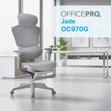 Крісло офісне OfficePro Jade OC970G Gray
