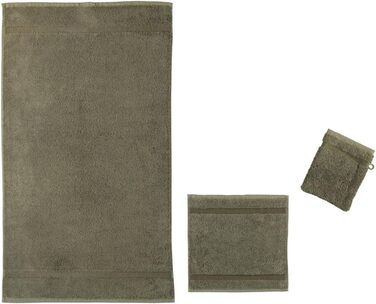 Махровий рушник Rhomtuft Princess Taupe 70x130 см для душу