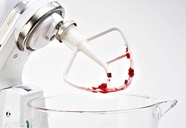 Кухонна машина KitchenAid Artisan: планетарний міксер з нахильною головою, 2 чаші з нержавіючої сталі по 4.8 л та набором із 5 аксесуарів