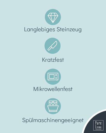 Набір з 6 великих тарілок Pure Living Hygge, бежевий, стійкий до подряпин, кераміка, для сервірування, для 6 персон, підходить для посудомийки та мікрохвильовки, стильне рифлене покриття