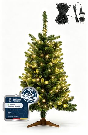 Штучна ялинка Menz Premium з LED-гірляндою, 90 см, стандартна якість (гарантія 10 років)
