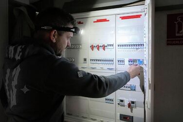 Професійний налобний ліхтар Ansmann HD450FRS LED 450 люмен для бігу, риболовлі, полювання, майстерні, фокусування