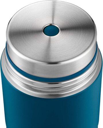 Термос для їжі Esbit Sculptor з гравіюванням, нержавіюча сталь, BPA-free, чорний/сріблястий, 500/750/1000 мл, для гарячих і холодних страв, супів та салатів