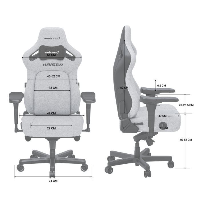 Крісло ігрове Anda Seat Kaiser 4 Violet Size L
