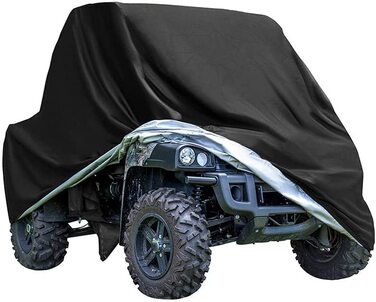 Чохол для квадроцикла ANFTOP 210D, водонепроникний, захист від пилу та УФ, чорний, розмір XXXL (256×110×120 см)