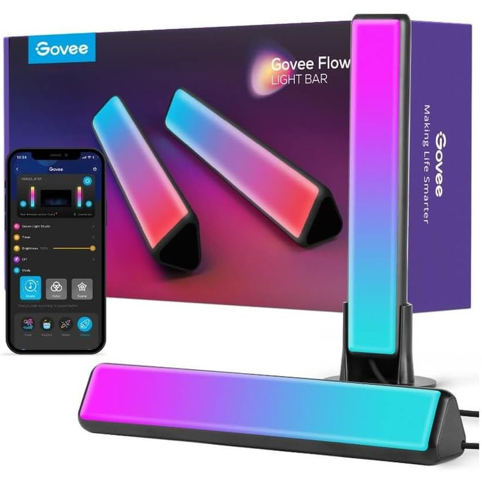 Розумна світлова панель Govee H6056 з підтримкою Wi-Fi та Bluetooth, RGB-підсвітка для інтер'єру