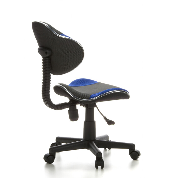 Дитяче письмове крісло KIDDY GTI-2, оббивка тканина, сіро-блакитне, hjh OFFICE