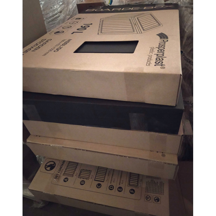 Садова скриня Prosperplast BoardeBox 190 л, коричнева