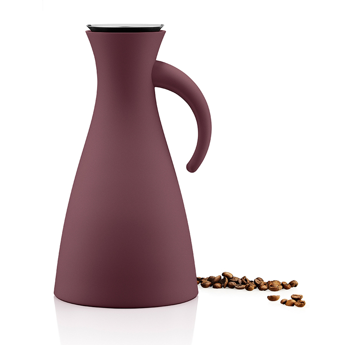 Кавовий вакуумний глечик 1 л бургундський Kaffee-Isolierkanne Eva Solo