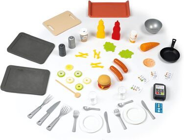 Дитячий ігровий будиночок Smoby Life Chef з кухнею та прилавком (124x132x135 см) - вуличний, з переробленого пластику, для дітей від 2 років