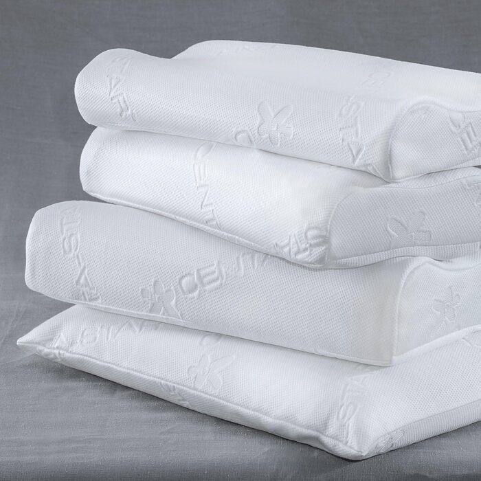 Подушка для шиї Centa-Star Comfort Soft 40x80 см, піна з ефектом пам'яті, знімний чохол, Öko-Tex Standard 100