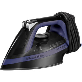 Парова праска Russell Hobbs One-Perfect-Temp 2400Вт з керамічною підошвою, антикальком, самочищенням, потужний паровий удар 200г, універсальна температура для всіх тканин, компактне зберігання кабелю