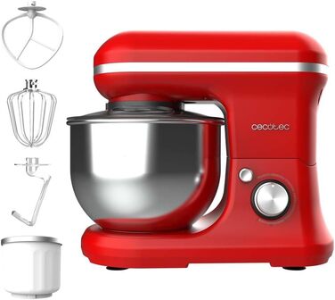 Міксер Cecotec Cecomixer Merengue 5L 1200W: 6 швидкостей, нержавіюча чаша 5л, 5 функцій + збирання морозива