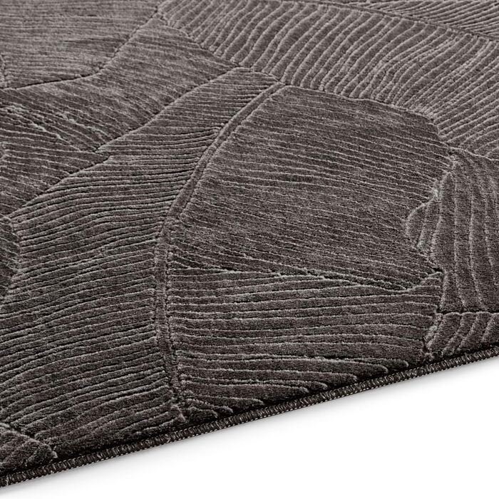 Килимок для ванної кімнати Taracarpet з антиковзаючим покриттям, 80x150 см, зелений з листям