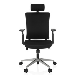 Офісне крісло / поворотне крісло CAPTIVO PRO тканина чорний hjh OFFICE