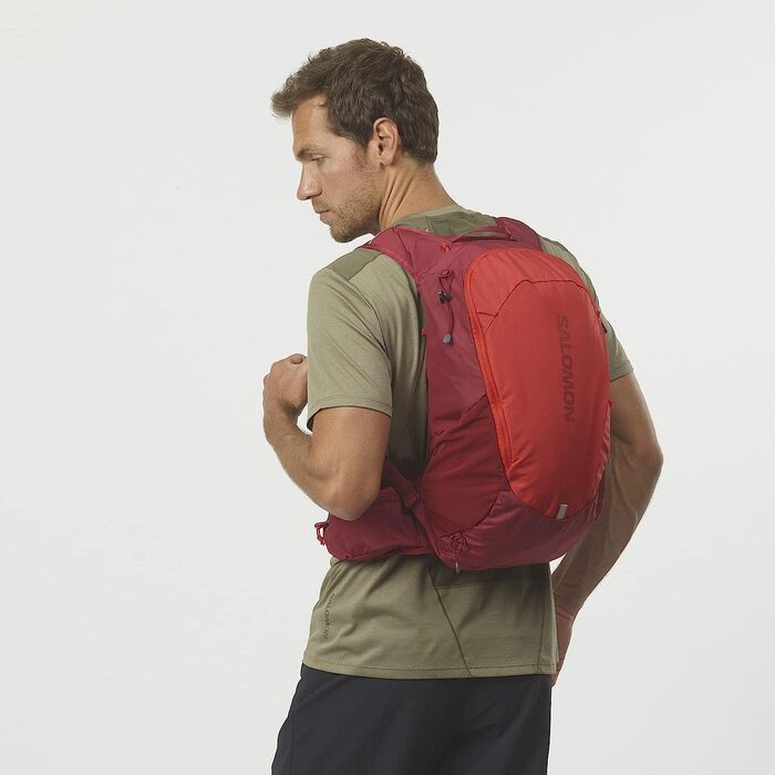 Рюкзак Salomon Trailblazer 20 л унісекс для туризму, легкий, зручний, універсальний, помаранчево-червоний